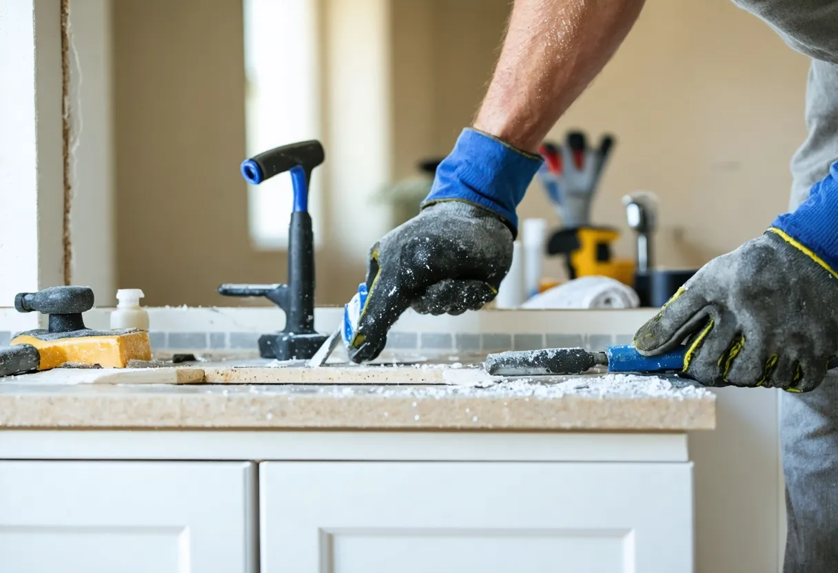Bathroom cabinet installation glendale az in Glendale